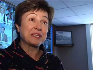 K. Georgieva, commissaire européenne au Quai d'Orsay