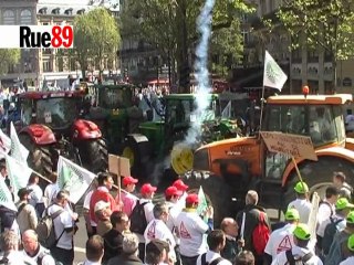Manifestation d'agriculteurs à Paris