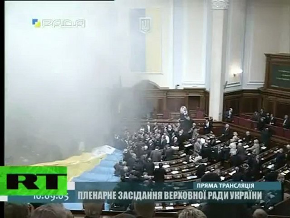 Bagarre parlement ukrainien