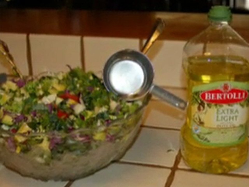 Vegetarian raw salad recipe
