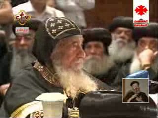 Réunion du Pape Shenouda III-21.04.2010:Le péché de langue