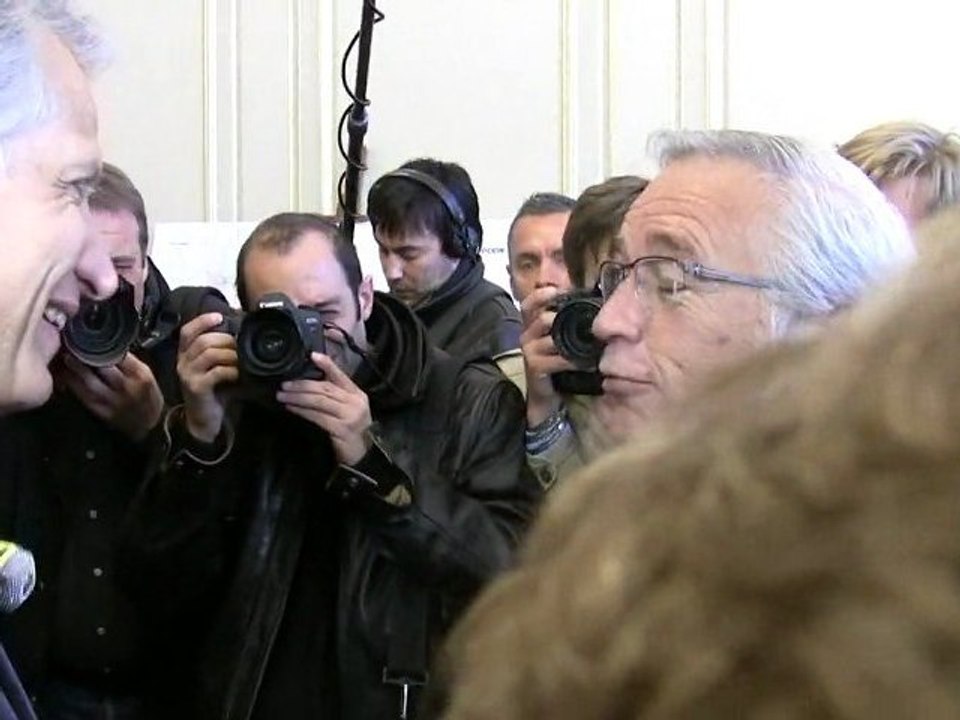 Déplacement de Dominique de Villepin à Dijon
