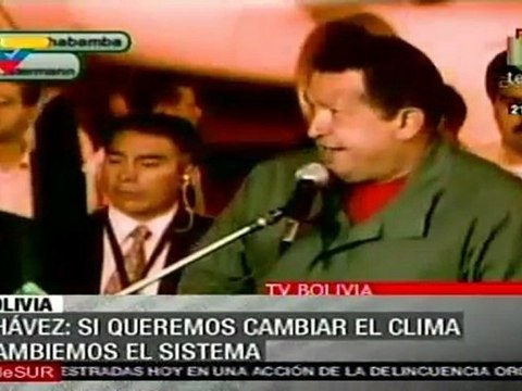 Chávez: Si queremos cambiar el clima, cambiemos el sistema