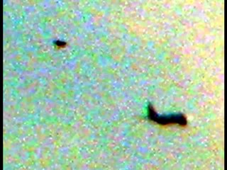 Ufo captured with airplane near Milan Malpensa Intl airport