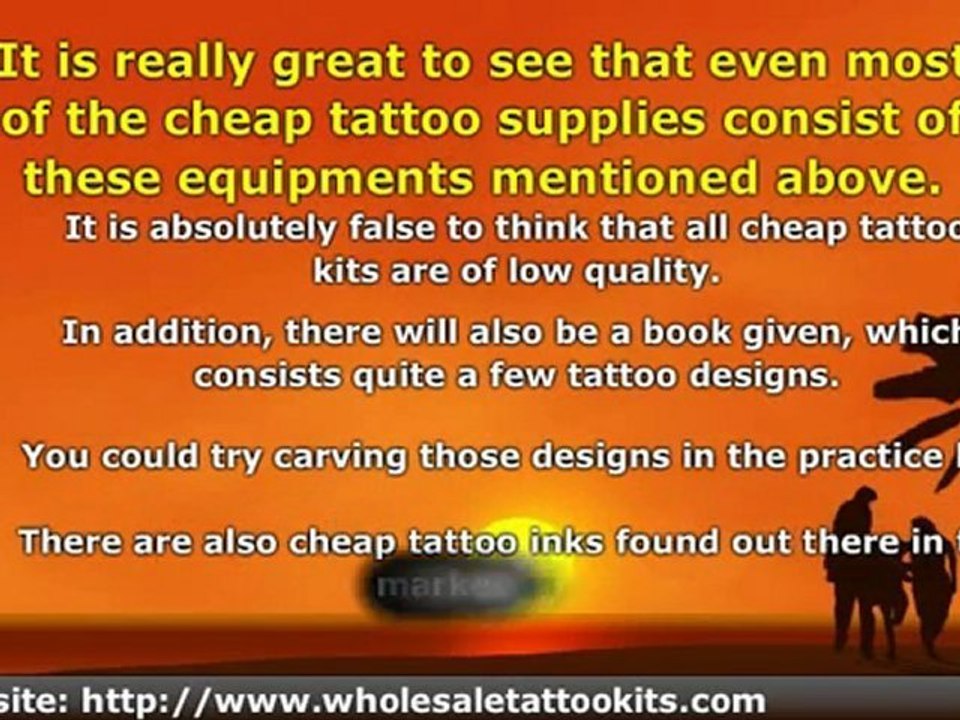 It's All About Tattoo Kits