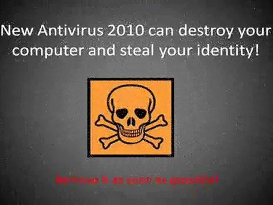 Remove New Antivirus 2010 The Easy Way - New Antivirus 2010
