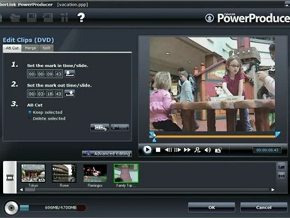 CyberLink PowerProducer 5 - 02 - Importation/édition vidéo