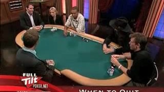 Online and Offline Poker- Knowing when to quit