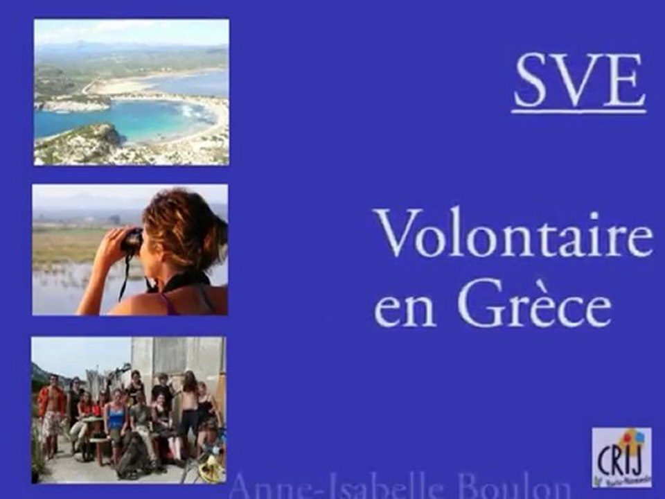 SVE en grèce : témoignage d'Anne
