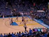 Serge Ibaka cleans up the mess left by James Harden's miss.