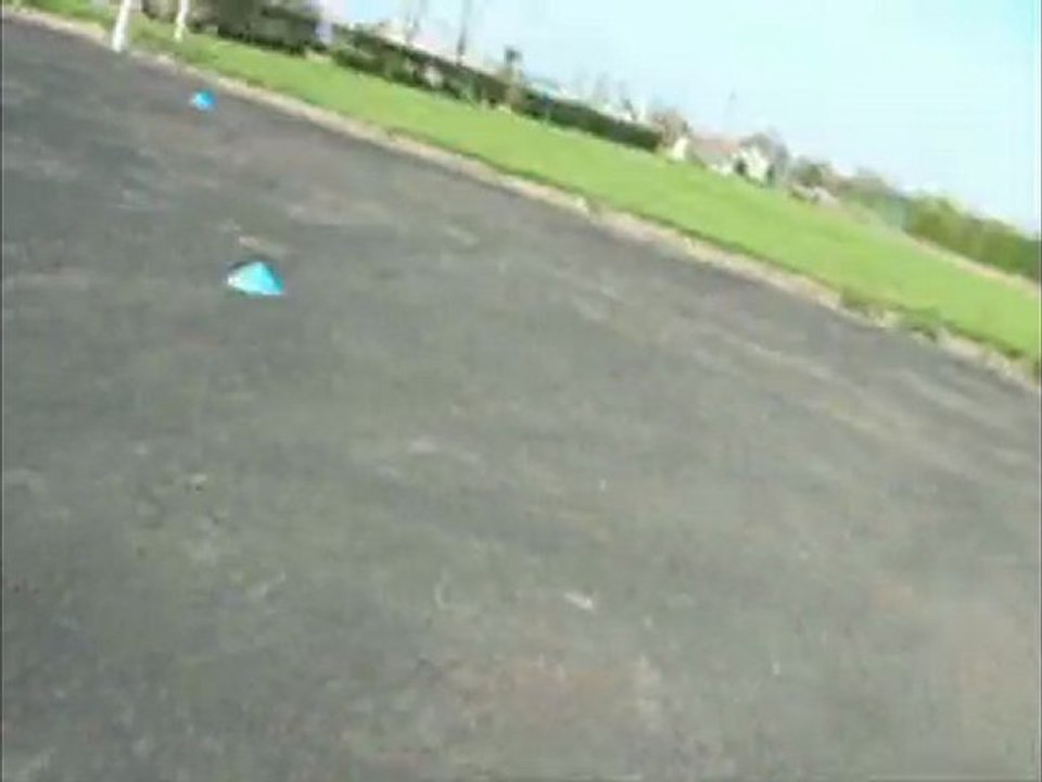 karting test camera sur un circuit maison de 227 m