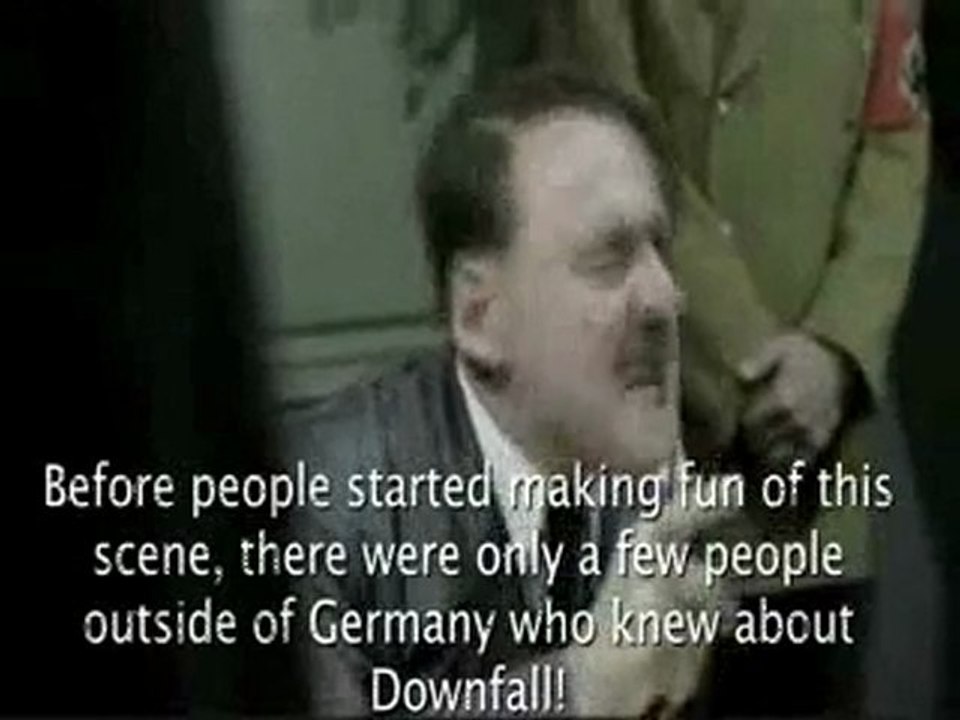 Hitler reacts to the Hitler parodies being removed from ...
