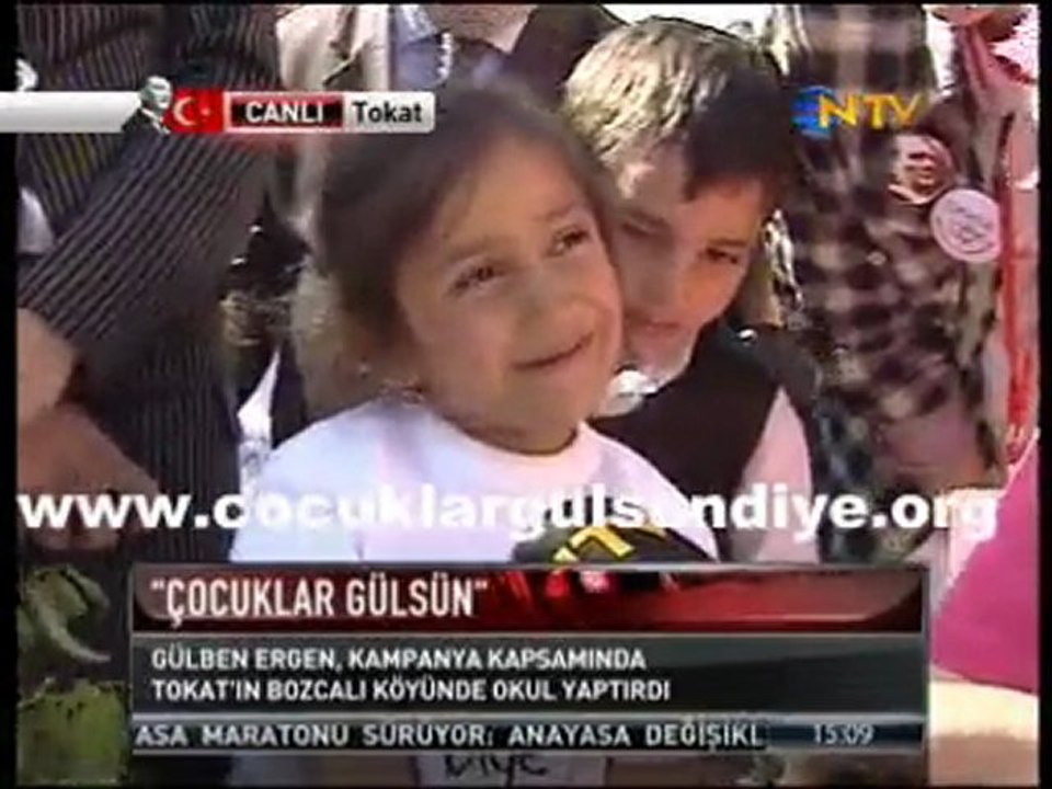 Gülben Ergen Çocuklar Gülsün Diye Anaokulu'nda  - NTV