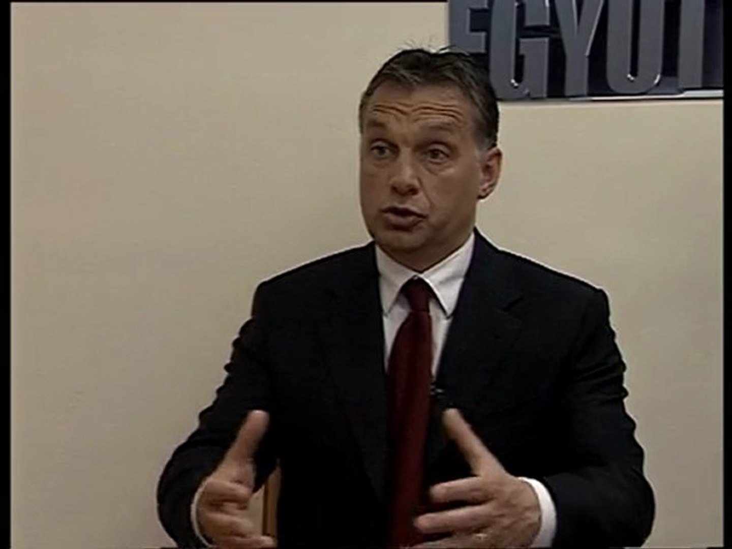 Orbán Viktor a Gyöngyösi TV-ben