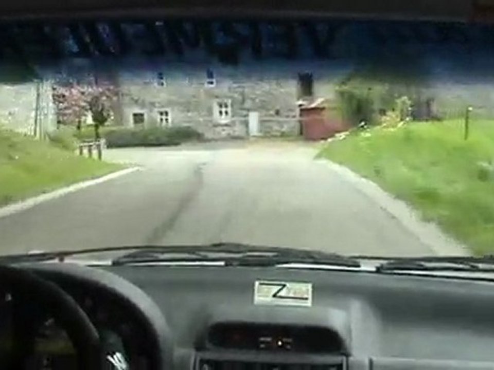 Onboard rallye de Wallonie Corsa Kit car (Kristof Vermeulen)