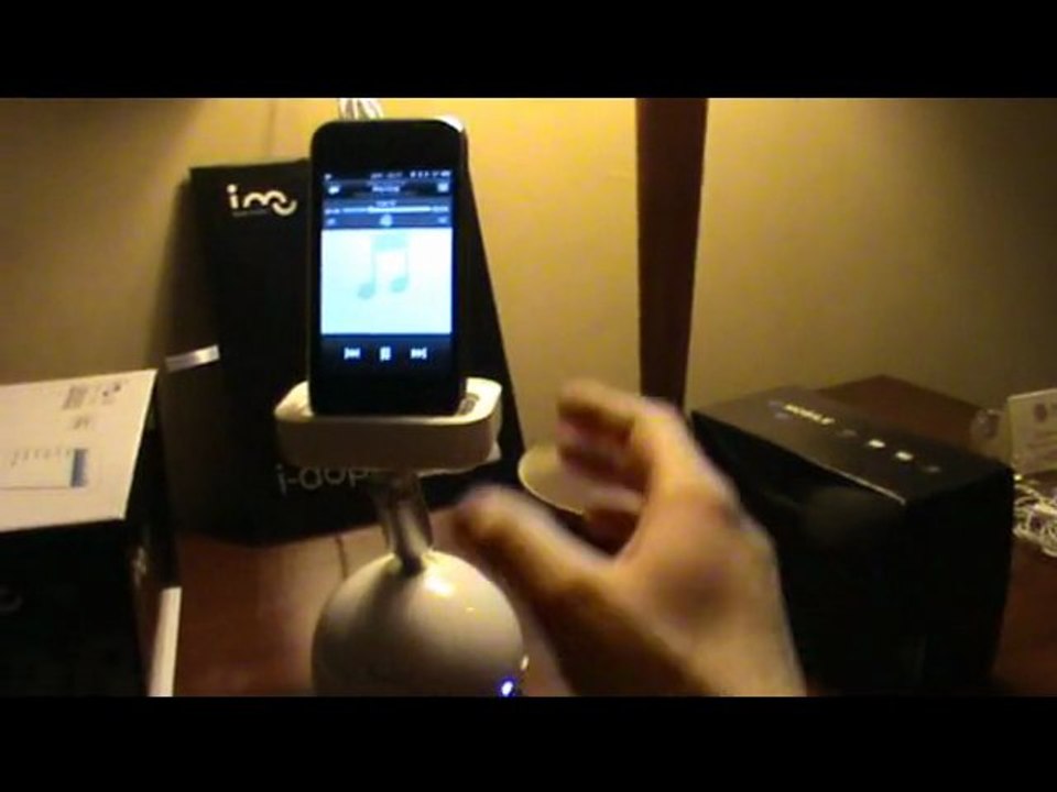 Test du Dock Audio accoustique Ipod et Iphone 3G 3GS