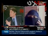 Burqa: Débat sur télé Sarkozy