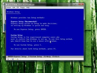 windows 3.1 installation on virtual machine