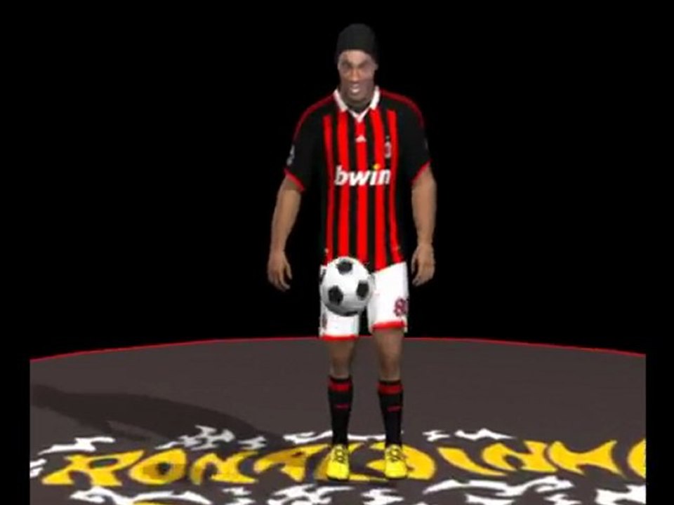 Ronaldinho freestyle 3d keyframe animation