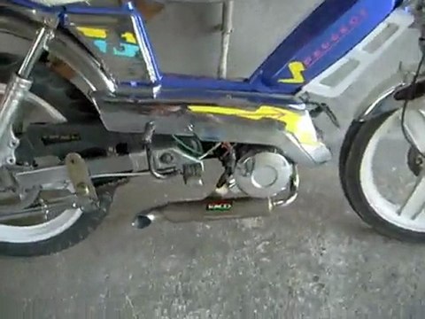 103 peugeot spx pots echappement faco vintage