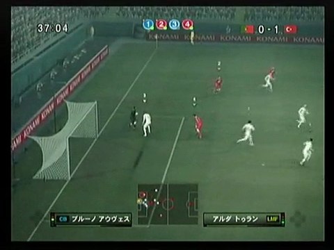 ウイイレ2010　ポルトガルｖｓトルコ　オンライン対戦