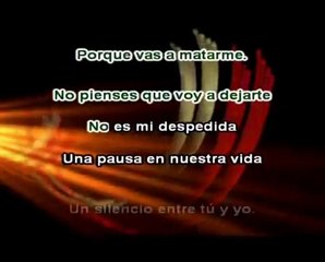 Karaoke Gratis, No es mi despedida - Gilda