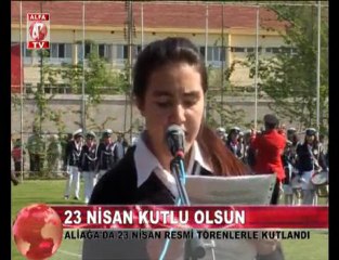 aliağa'da 23 nisan kutlamaları 2