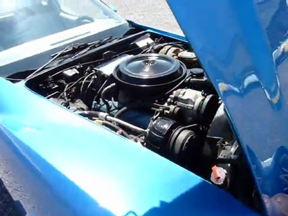 1977 Bright Blue Corvette T Top For Sale