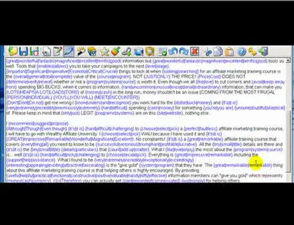 Spin Articles and Save YOUR Time!