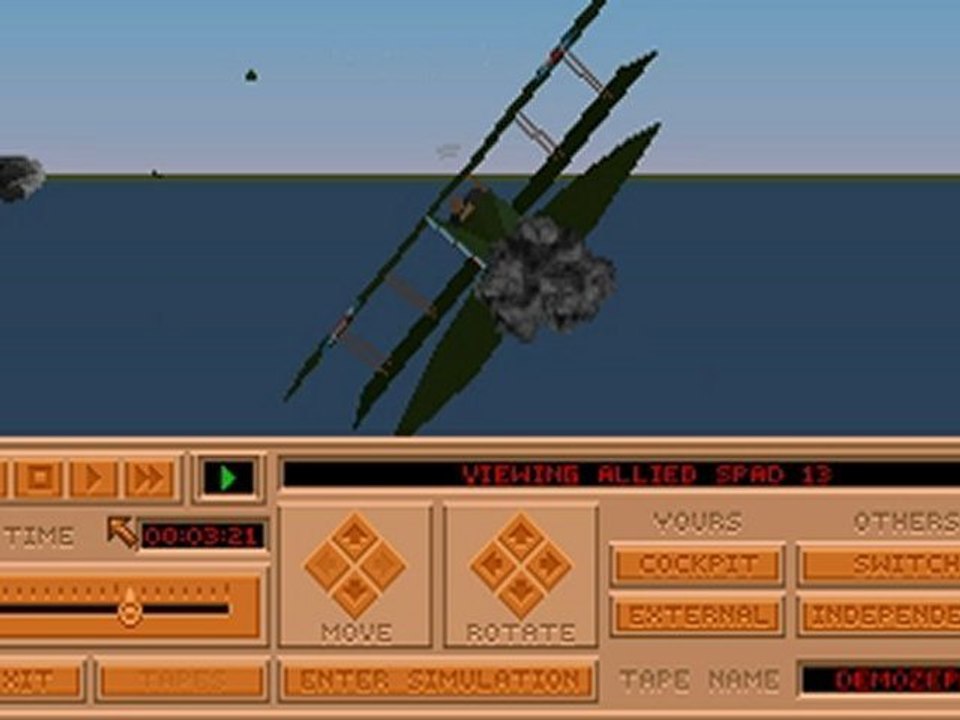 Red Baron gameplay (demo playback)