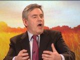 Brown attacks Tory cut proposals