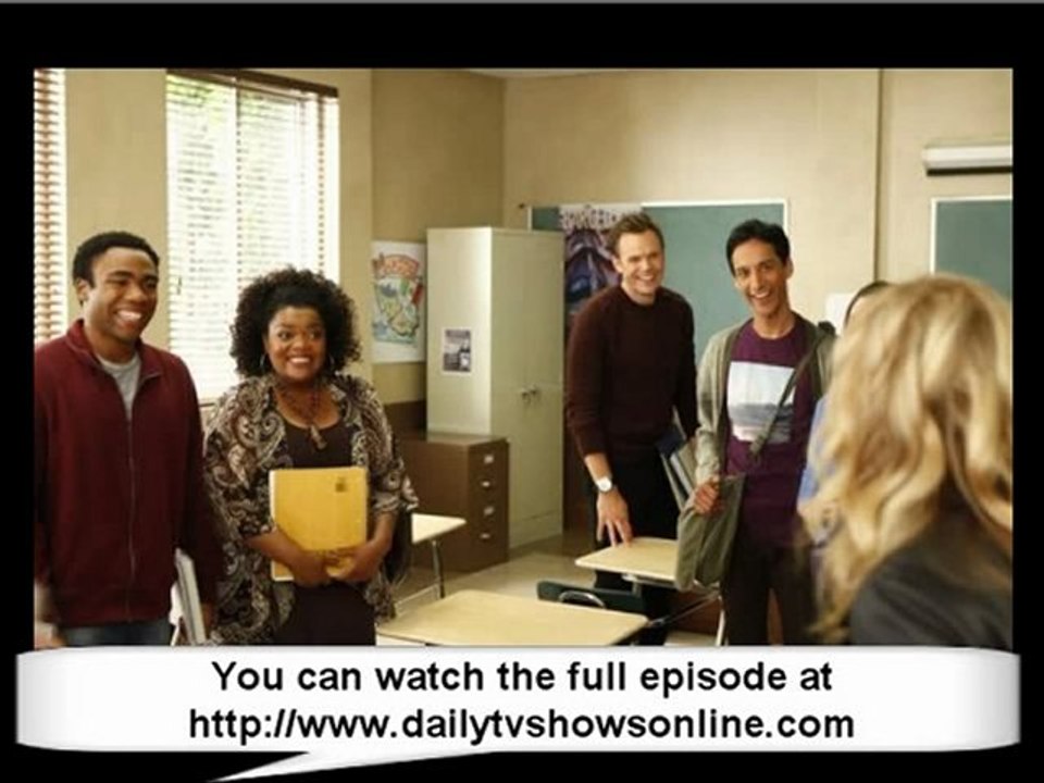 Community Season 1 Episode 21 Contemporary American Poultry