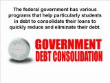 Government Debt Consolidation Loans