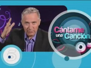 Promo 'Cántame una canción' (Telecinco)