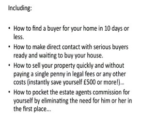 Must Sell House FREE House Sellers Report
