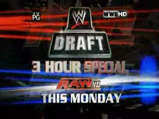 WWE Draft Promo