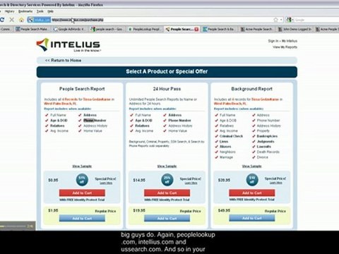 ACME People Search captioned - Step 2 - Tissa Godavitarne