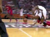 Brandon Jennings steals the ball and throws the behind-the-b