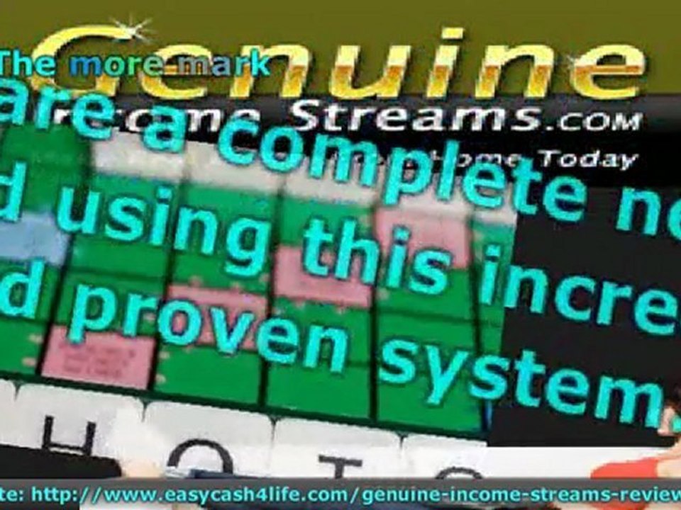 Genuine Income Streams -A Unique Income Opportunity