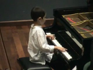Ariel - at 8 - Plays Bach Concerto (From the Archives...)