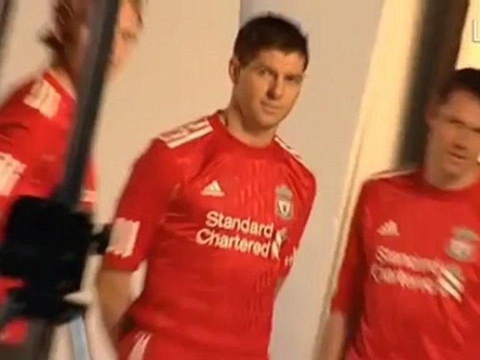 New Liverpool home kit photoshoot