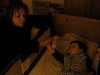 Quentin et sa mamie Eliane, un grand moment ...