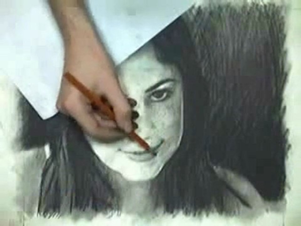 me drawing miaarose smudging hand