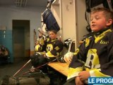 Hockey sur glace: les petits Renards roannais en action