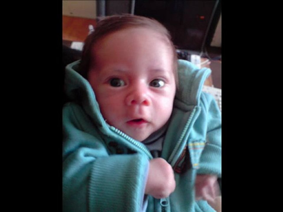 video photos thibault naissance a 3 mois