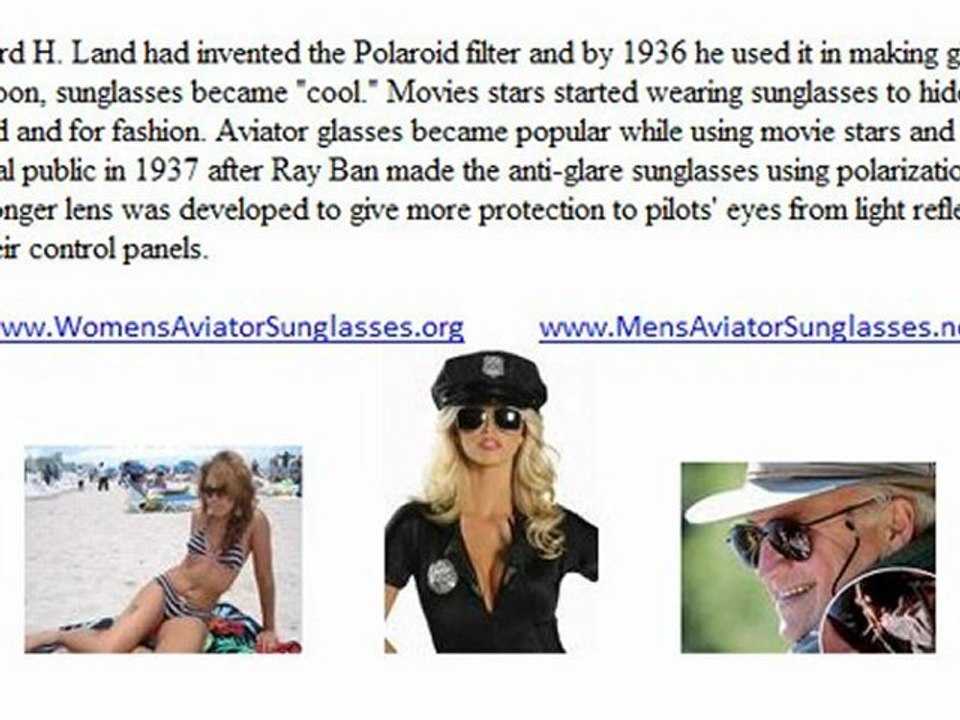 Women's Aviator Sunglasses