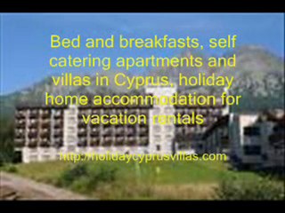 Cyprus holiday villas
