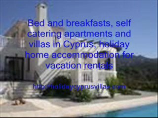 Cyprus holiday villas
