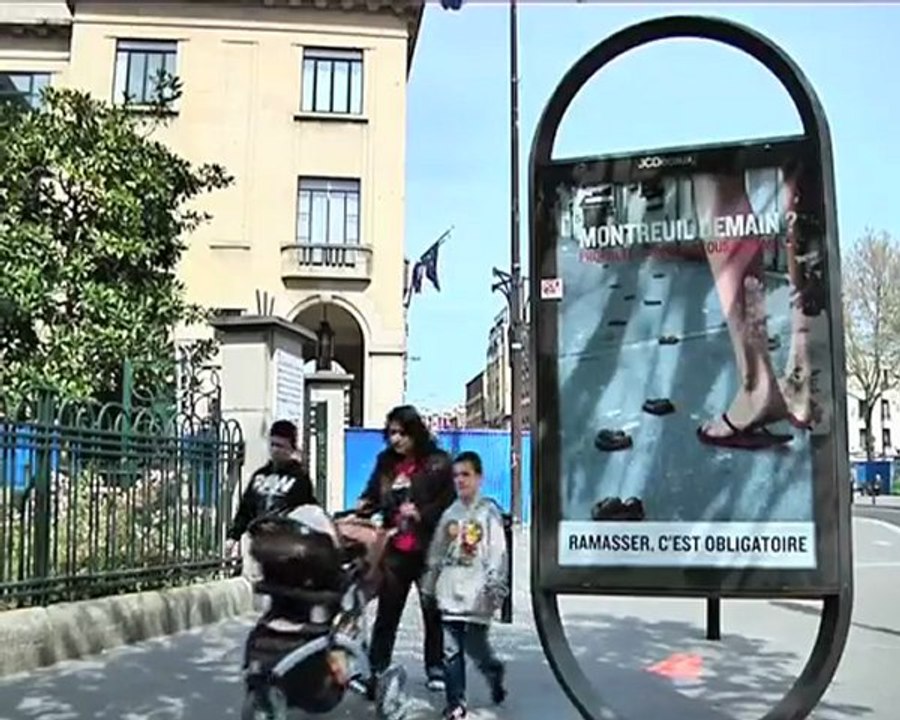 Campagne propreté à Montreuil