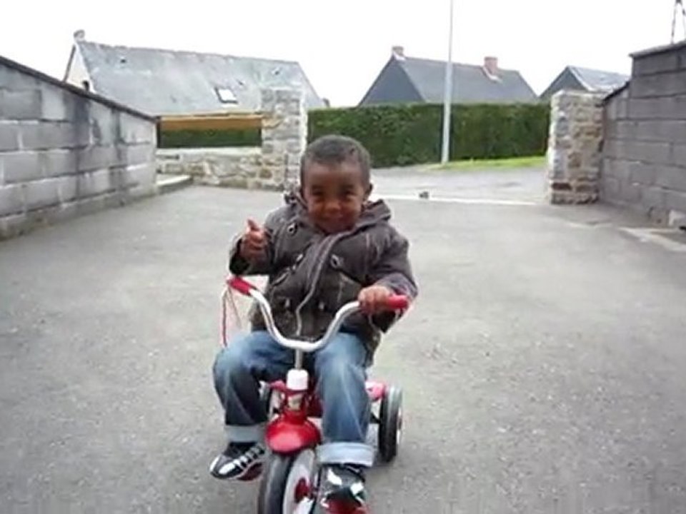 premiers tours de pedales !!!